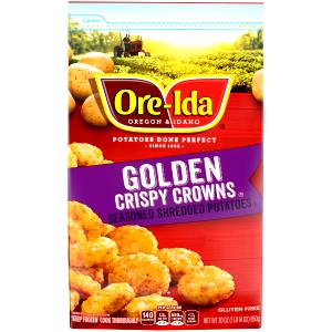 10 Crispy Crowns Potato Puffs (Frozen, Oven-Heated)