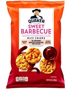 10 mini cakes Mini Crisps BBQ Rice Snacks