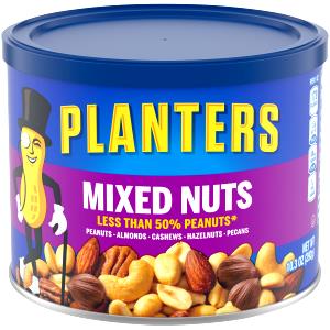 10 Nuts, Assorted Oil Roasted Mixed Nuts (with Peanuts, with Salt Added)