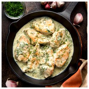 10 Oz Creamy Herb Roasted Chicken Entree