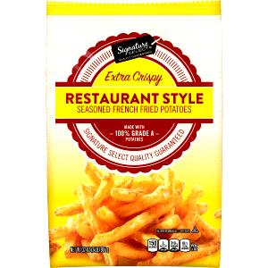 10 pieces (3 oz) Extra Crispy Seasoned French Fries