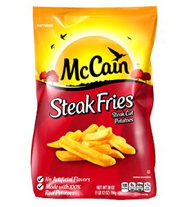 10 pieces (3 oz) Thick Cut Steak Fries