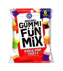 10 pieces (30 g) Original Gummi Fun Mix Gummi Soda Pops