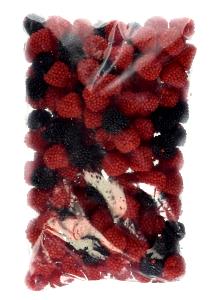10 pieces (32 g) German Gummi Raspberries