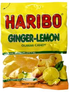 10 pieces (39 g) Ginger-Lemon Gummy Candy