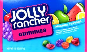 10 pieces (39 g) Watermelon, Apple, Orange, Cherry, Grape and Lemon Gummies Assortment