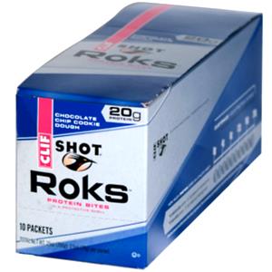 10 pieces (70 g) Clif Shot Roks - Chocolate Chip Cookie Dough