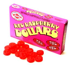 10 pieces Red Raspberry Dollars