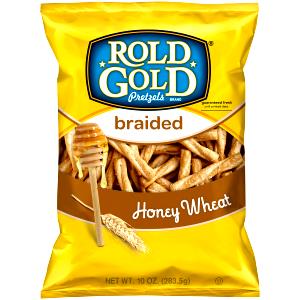 10 pretzels (30 g) Honey Wheat Braided Twist Pretzels