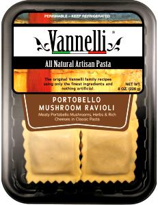 10 ravioli (136 g) Portobello Mushroom Ravioli