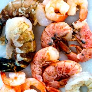10 shrimp (4 oz) Wild Gulf Brown Shrimp