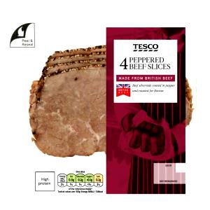 10 slices (55 g) Peppered Beef