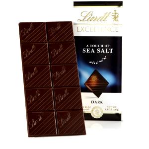10 squares (40 g) Dark Chocolate with Sea Salt