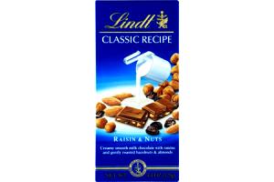 10 squares (42 g) Classic Recipe Raisin & Nuts