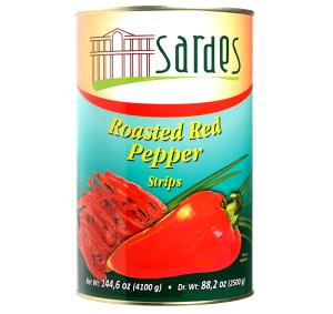 10 strips (1.5 oz) Roasted Red Peppers