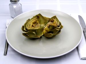 100 G Artichokes (Globe or French) (Without Salt, Frozen, Drained, Cooked, Boiled)