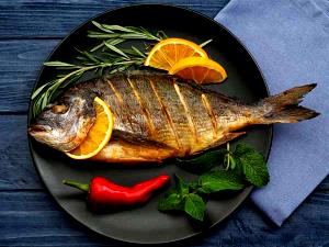 100 G Atlantic Pollock (Fish) (Cooked, Dry Heat)