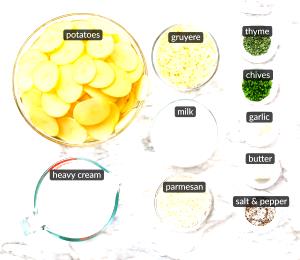 100 G Au Gratin Potatoes (Using Butter)