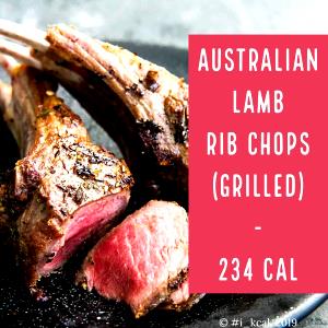 100 G Australian Lamb Ribs (Lean Only, Trimmed to 1/8" Fat)