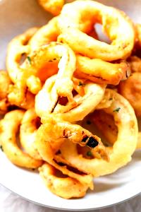 100 G Baked or Fried Batter Dipped Onion Rings