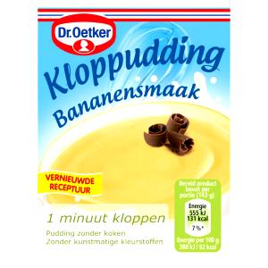 100 G Banana Puddings (Dry Mix, Instant, with 2% Milk)