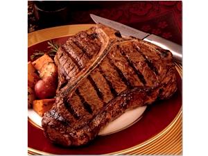 100 G Beef Porterhouse Steak (Lean Only, Trimmed to 0" Fat, Select Grade, Cooked, Broiled)