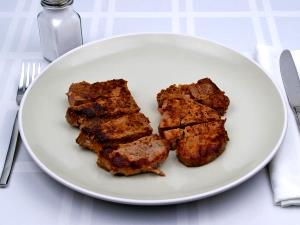 100 G Beef Porterhouse Steak (Trimmed to 1/8" Fat, Choice Grade, Cooked, Broiled)