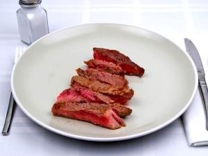 100 G Beef Ribs (Large End, Lean Only, Trimmed to 1/4" Fat, Cooked, Broiled)