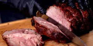 100 G Beef Ribs (Small End, Trimmed to 1/4" Fat, Prime Grade, Cooked, Roasted)
