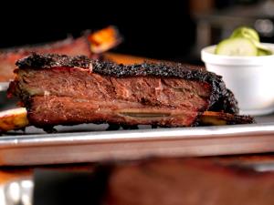 100 G Beef Ribs (Small End, Trimmed to 1/4" Fat, Select Grade, Cooked, Roasted)