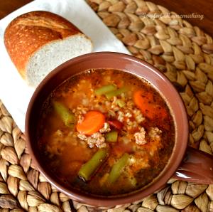 100 G Beef Rice Soup