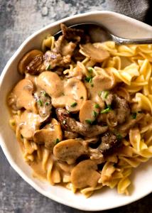 100 G Beef Stroganoff with Noodles