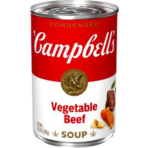 100 G Beef with Vegetables and Barley Soup (Condensed, Canned)
