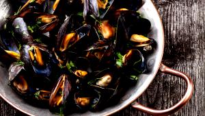 100 G Blue Mussel (Cooked, Moist Heat)