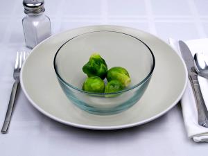 100 G Brussels Sprouts (Without Salt, Frozen, Drained, Cooked, Boiled)