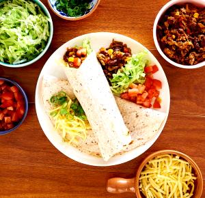 100 G Burrito with Beans and Meat