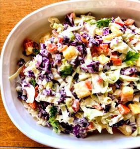 100 G Cabbage Salad or Coleslaw with Pineapple with Dressing
