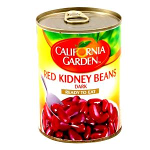 100 G California Red Kidney Beans (with Salt, Cooked, Boiled)