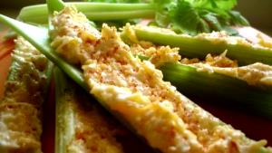 100 G Celery Stuffed with Cheese