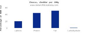 100 G Cheddar or American Cheese (Fat Free, Pasteurized)