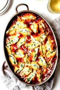 100 G Cheese and Spinach Filled Stuffed Shells
