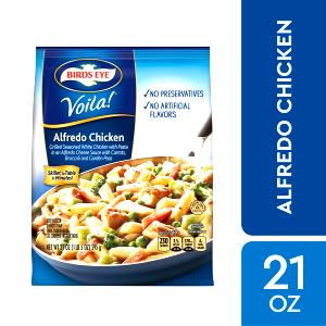 100 G Chicken and Vegetable Entree with Noodles and Cream Sauce (Frozen Meal)
