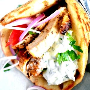 100 G Chicken Gyro Sandwich