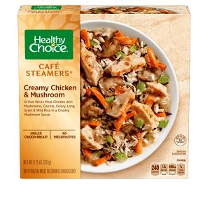 100 G Chicken in Mushroom Sauce, White and Wild Rice and Vegetable (Frozen Meal)