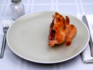 100 G Chicken Meat and Skin (Cornish Game Hens)