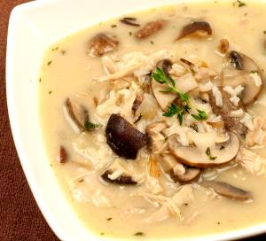 100 G Chicken or Turkey and Rice with (Mushroom) Soup (Mixture)