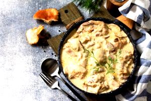 100 G Chicken or Turkey Fricassee