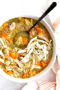 100 G Chicken or Turkey Rice Soup (Home Recipe)