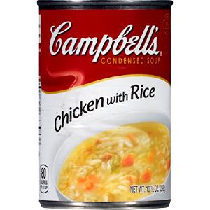 100 G Chicken with Rice Soup (Canned, Condensed)
