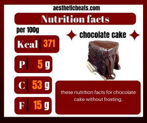 100 G Chocolate Cake (Without Frosting)